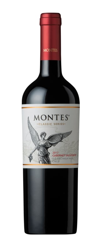 Montes Classic Series Cabernet Sauvignon 2017 Front Bottle Shot