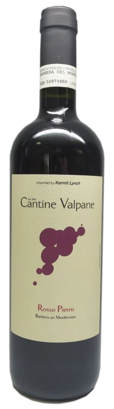 Cantine Valpane Barbera del Monferrato Rosso Pietro 2018 Front Bottle Shot