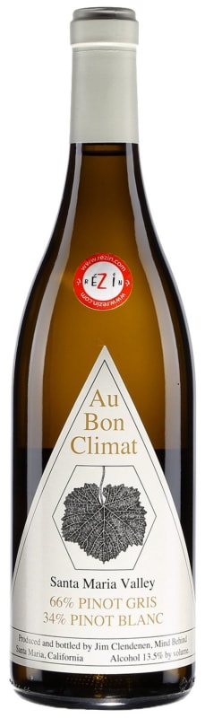 Au Bon Climat Pinot Blanc-Pinot Gris 2015 Front Bottle Shot