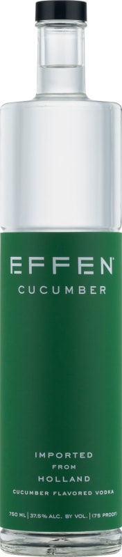 EFFEN Cucumber Vodka Front Bottle Shot