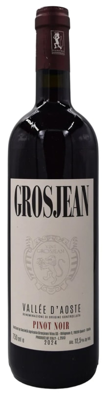 Grosjean Vallee d'Aoste Pinot Noir 2024 Front Bottle Shot