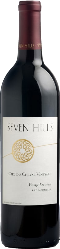 Seven Hills Winery Ciel du Cheval Vintage Red 2014 Front Bottle Shot