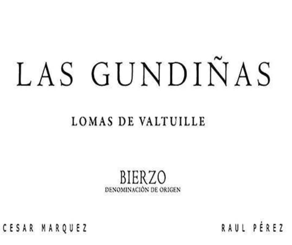 Bodegas Raul Perez Las Gundinas Lomas de Valtuille 2014 Front Label
