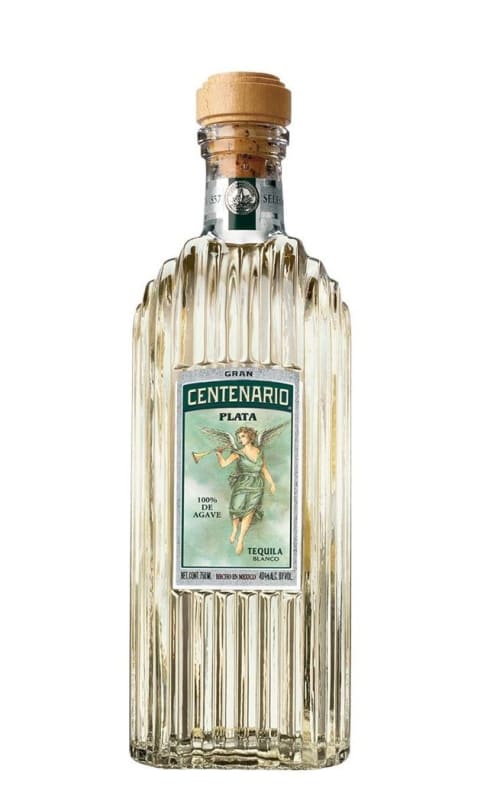 Gran Centenario Plata Tequila Front Bottle Shot