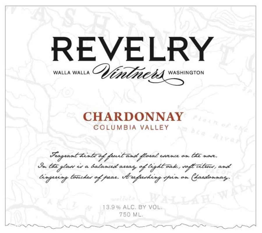 Revelry Vintners Chardonnay 2016 Front Label