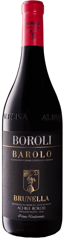 Boroli Barolo Brunella 2015 Front Bottle Shot