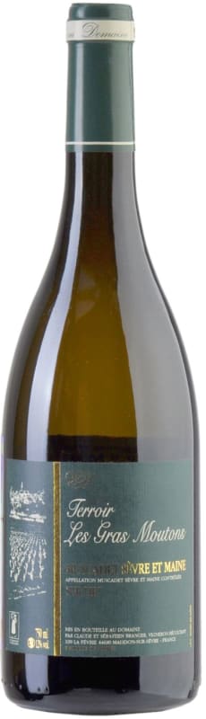 Domaine Claude Branger Terroir Les Gras Moutons Muscadet Sevre et Maine Sur Lie 2018 Front Bottle Shot
