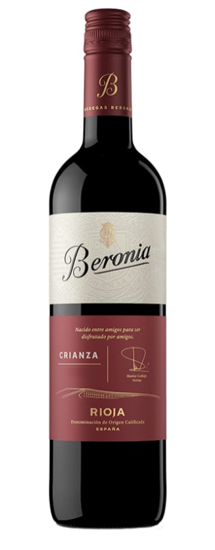 Bodegas Beronia Crianza 2019 Front Bottle Shot