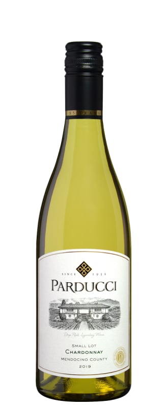 Parducci Small Lot Chardonnay 2019 Front Bottle Shot