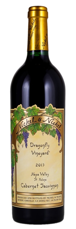 Nickel & Nickel Dragonfly Vineyard Cabernet Sauvignon 2013 Front Bottle Shot