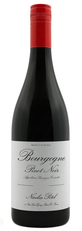 Nicolas Potel Bourgogne Pinot Noir 2023 Front Bottle Shot