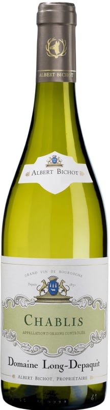 Albert Bichot Chablis Domaine Long Depaquit 2018 Front Bottle Shot