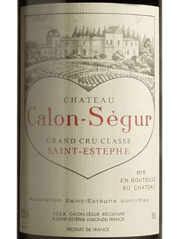 Chateau Calon-Segur (top shoulder) 1961 Front Label