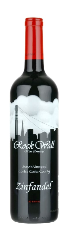 Rock Wall Jesse's Vineyard Zinfandel 2016 Front Bottle Shot