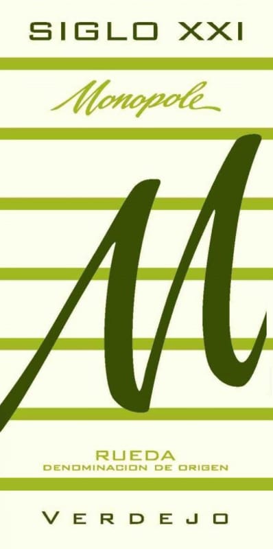 CVNE Monopole Siglo XXI Verdejo 2015 Front Label