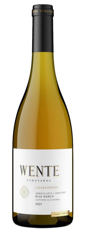 Wente Riva Ranch Chardonnay 2023 Front Bottle Shot
