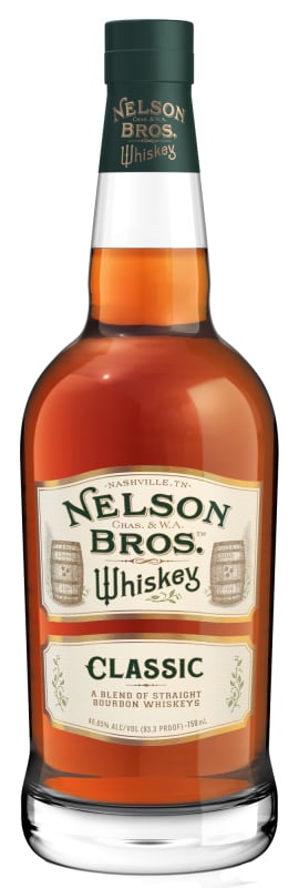 Nelson's Green Brier Nelson Bros. Classic Bourbon Front Bottle Shot
