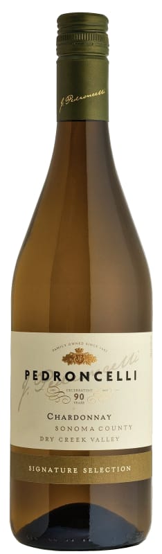 Pedroncelli Signature Selection Chardonnay 2020 Front Bottle Shot