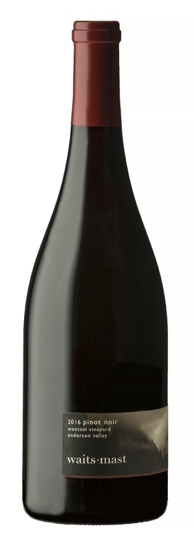Waits-Mast Family Cellars Wentzel Pinot Noir 2016 Front Bottle Shot
