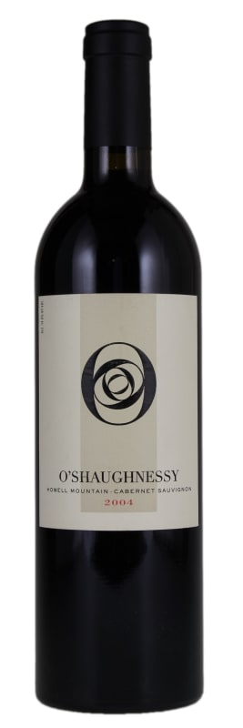 O'Shaughnessy Howell Mountain Cabernet Sauvignon 2004 Front Bottle Shot
