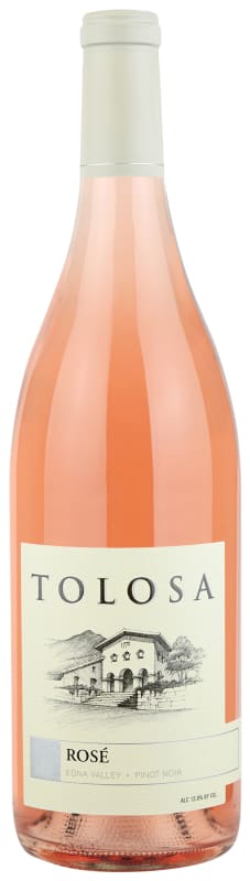 Tolosa Winery Rose of Pinot Noir 2017 Front Bottle Shot