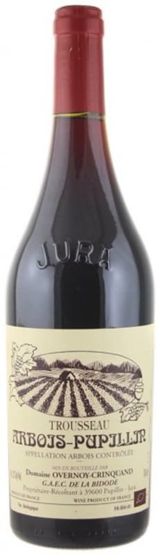 Domaine Overnoy-Crinquand Arbois-Pupillin Trousseau 2016 Front Bottle Shot