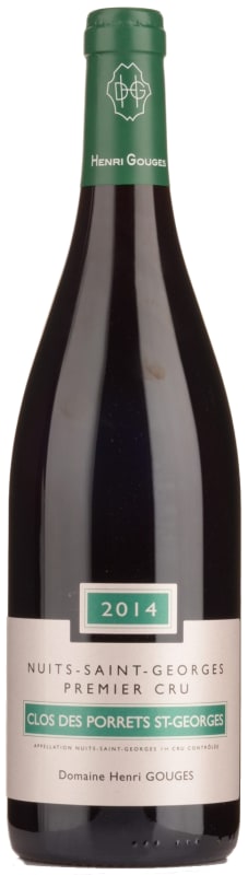 Domaine Henri Gouges Nuits-St-Georges Clos des Porrets St. Georges Premier Cru 2014 Front Bottle Shot