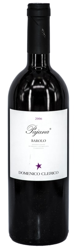Domenico Clerico Barolo Pajana 2006 Front Bottle Shot