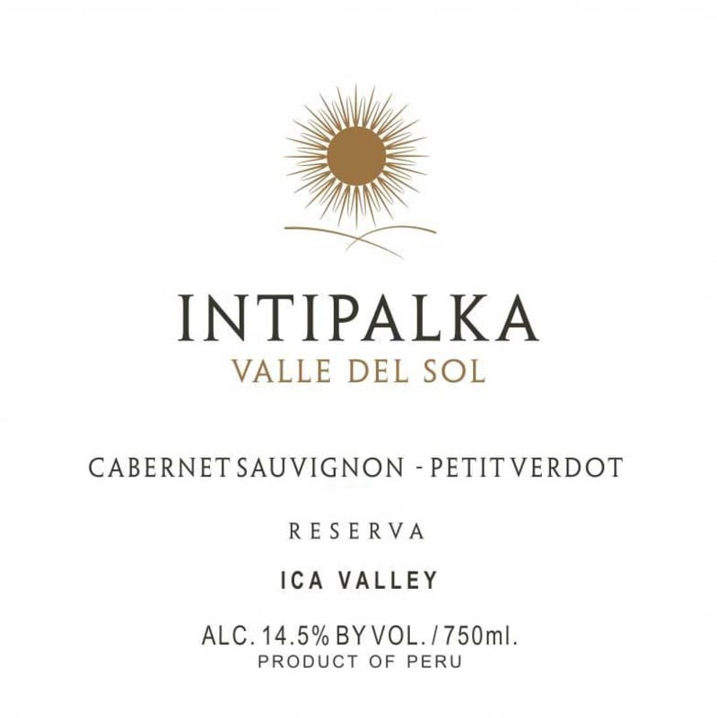 Intipalka Reserva Cabernet Sauvignon - Petit Verdot 2011 Front Label