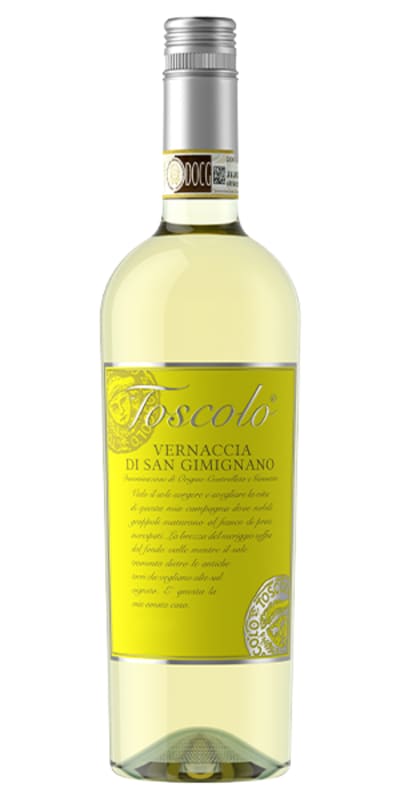 Toscolo Vernaccia di San Gimignano 2020 Front Bottle Shot