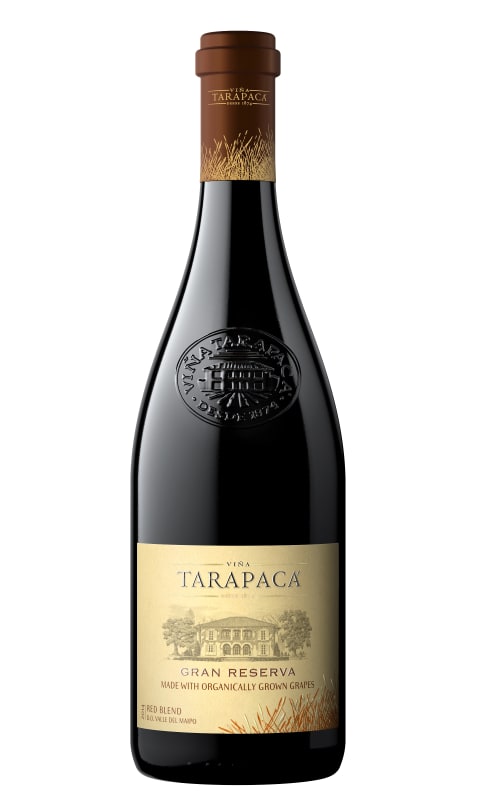Vina Tarapaca Gran Reserva Organic Red Blend 2017 Front Bottle Shot