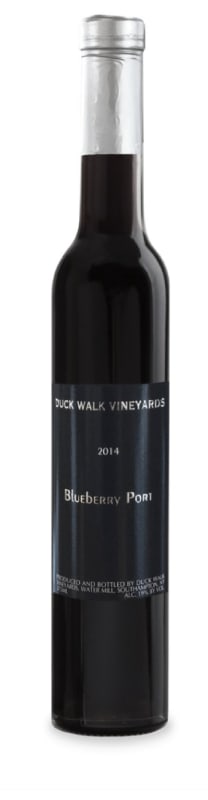 Duck Walk Blueberry Port (375ML half-bottle) 2014 Front Label