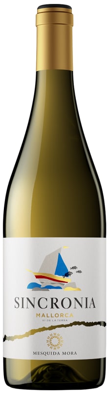 Mesquida Mora Sincronia Blanc 2023 Front Bottle Shot