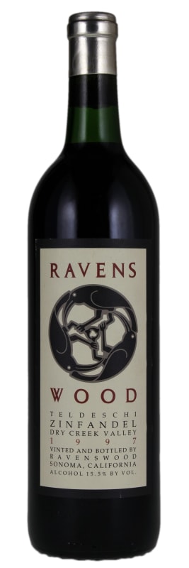 Ravenswood Teldeschi Vineyard Zinfandel 1997 Front Bottle Shot