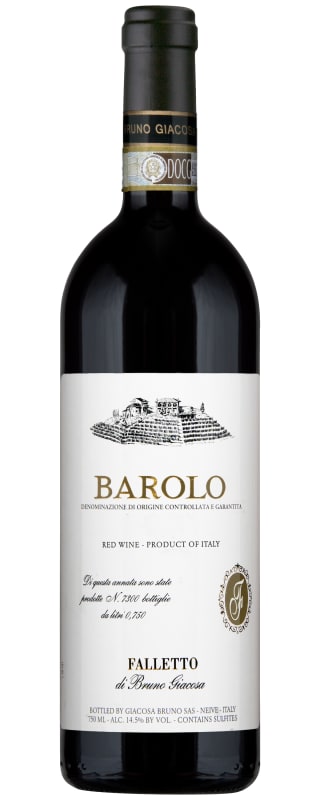 Bruno Giacosa Barolo 2020 Front Bottle Shot