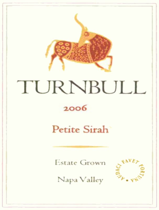 Turnbull Estate Petite Sirah 2006 Front Label