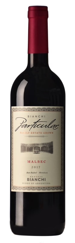 Bianchi Particular Malbec 2017 Front Bottle Shot