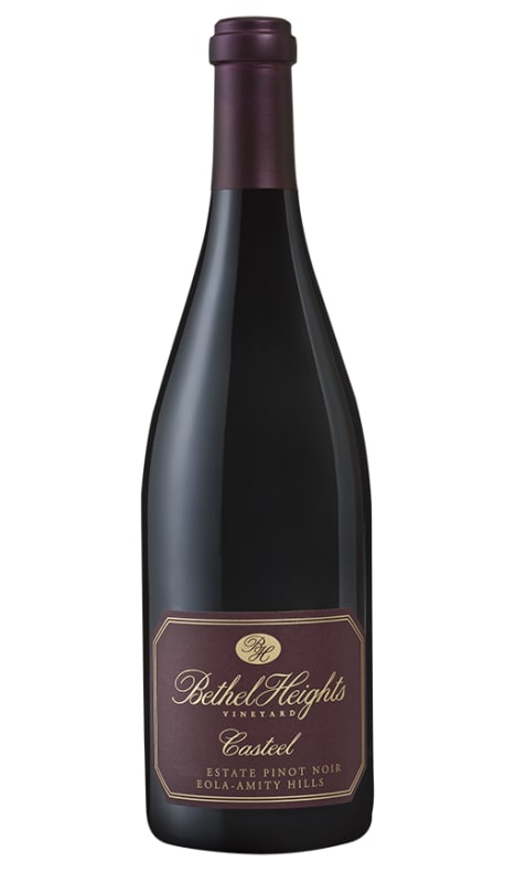 Bethel Heights Casteel Pinot Noir 2018 Front Bottle Shot