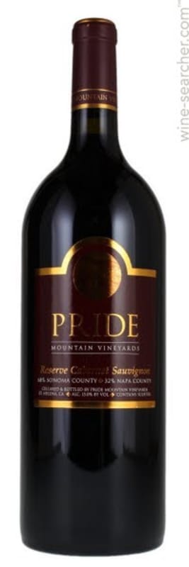Pride Mountain Vineyards Reserve Cabernet Sauvignon (1.5 Liter Magnum) 2008 Front Bottle Shot