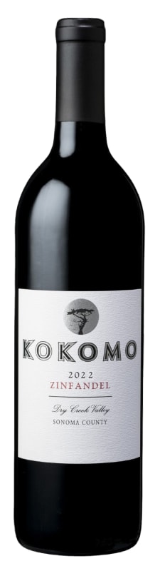 Kokomo Zinfandel 2022 Front Bottle Shot
