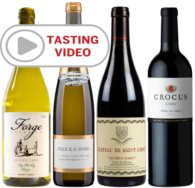 New York and France Tasting Set with Tasting Video Gift Product Image