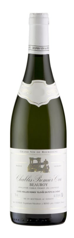 Domaine Geoffroy Chablis Beauroy Vieilles Vignes Premier Cru 2014 Front Bottle Shot