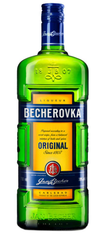 Becherovka Liqueur Front Bottle Shot