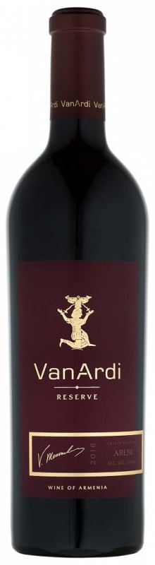 Van Ardi Areni Reserve 2018 Front Bottle Shot