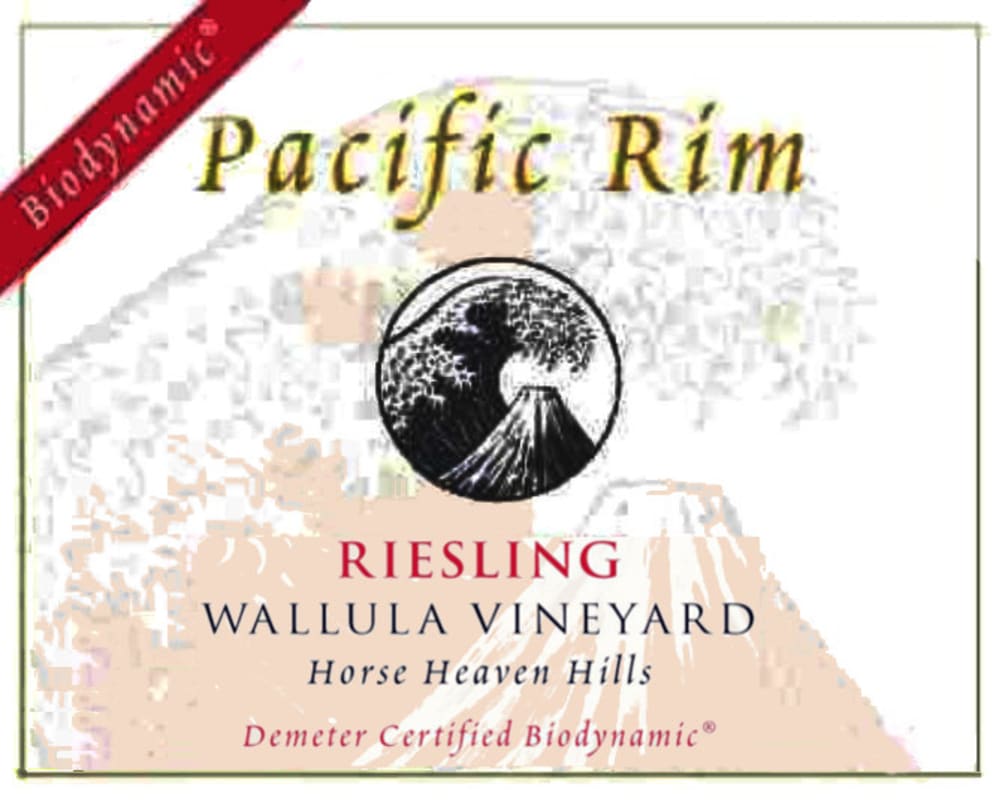 Pacific Rim Wallula Vineyard Biodynamic Riesling 2014 Front Label