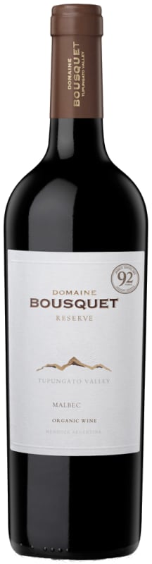 Domaine Bousquet Reserve Organic Malbec 2017 Front Bottle Shot