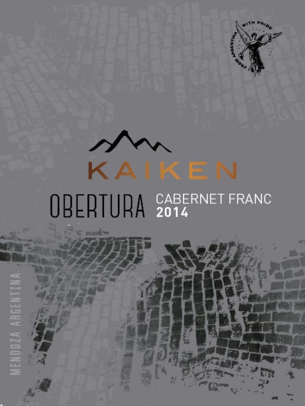 Kaiken Obertura Cabernet Franc 2014 Front Label
