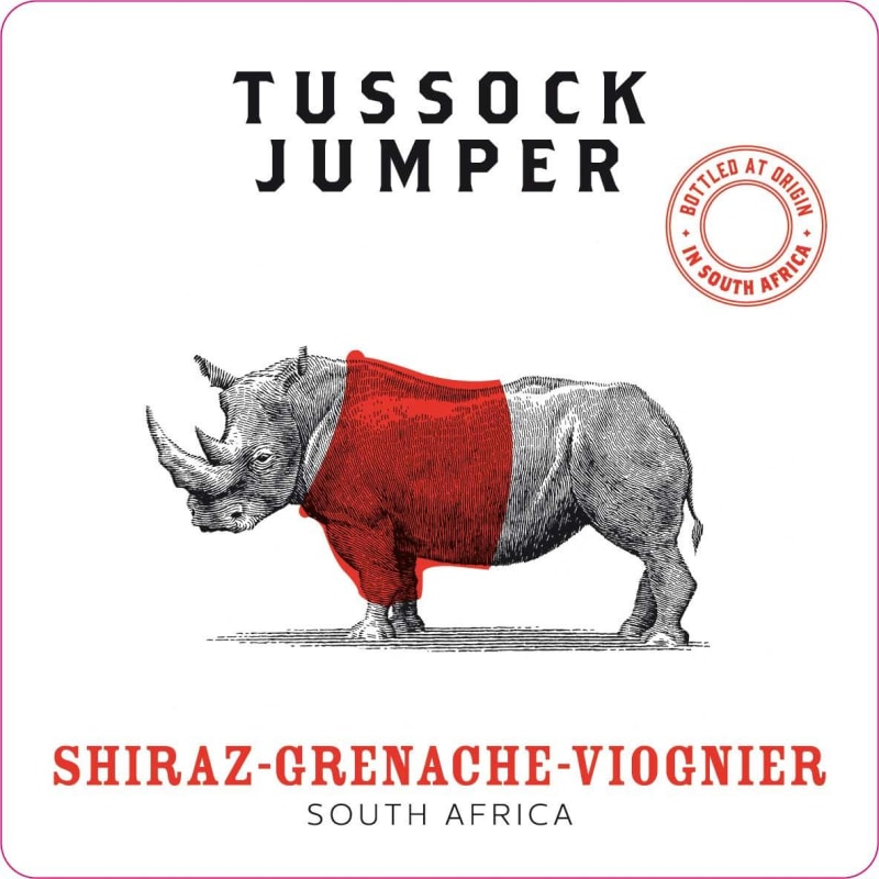 Tussock Jumper Shiraz-Grenache-Viognier 2017 Front Label