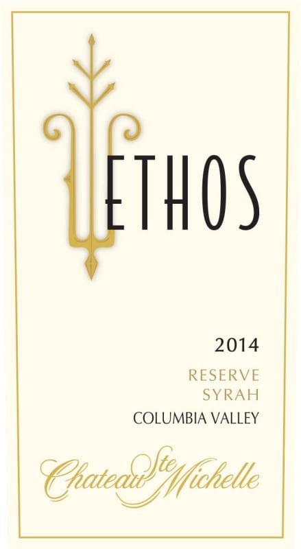 Chateau Ste. Michelle Ethos Reserve Syrah 2014 Front Label