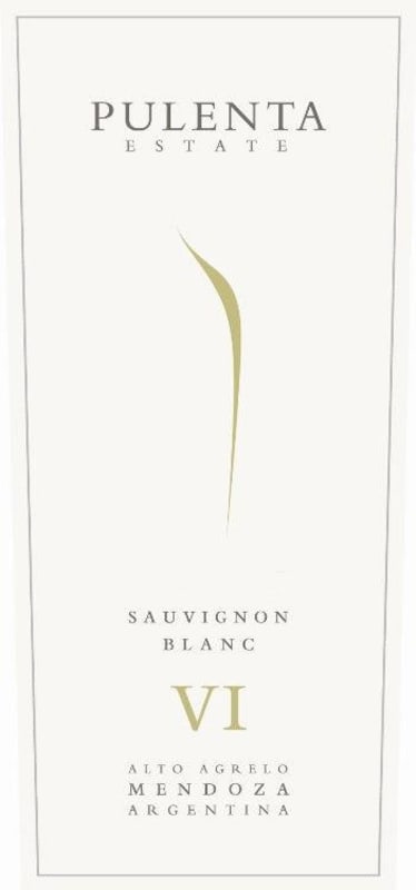 Pulenta Estate Sauvignon Blanc 2019 Front Label
